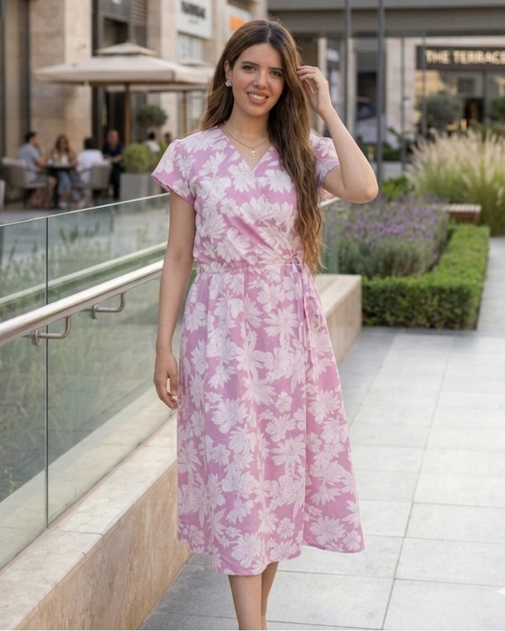 Rosy Whisper Dress
