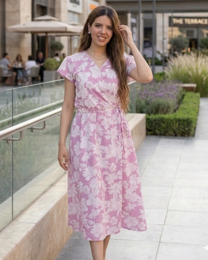 Rosy Whisper Dress