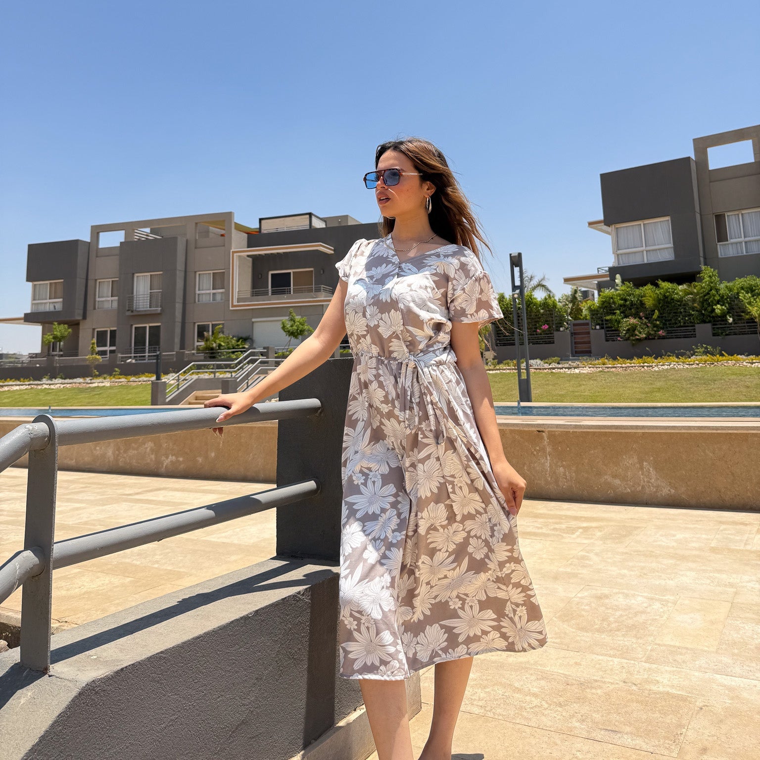 Creamy Bloom Dress