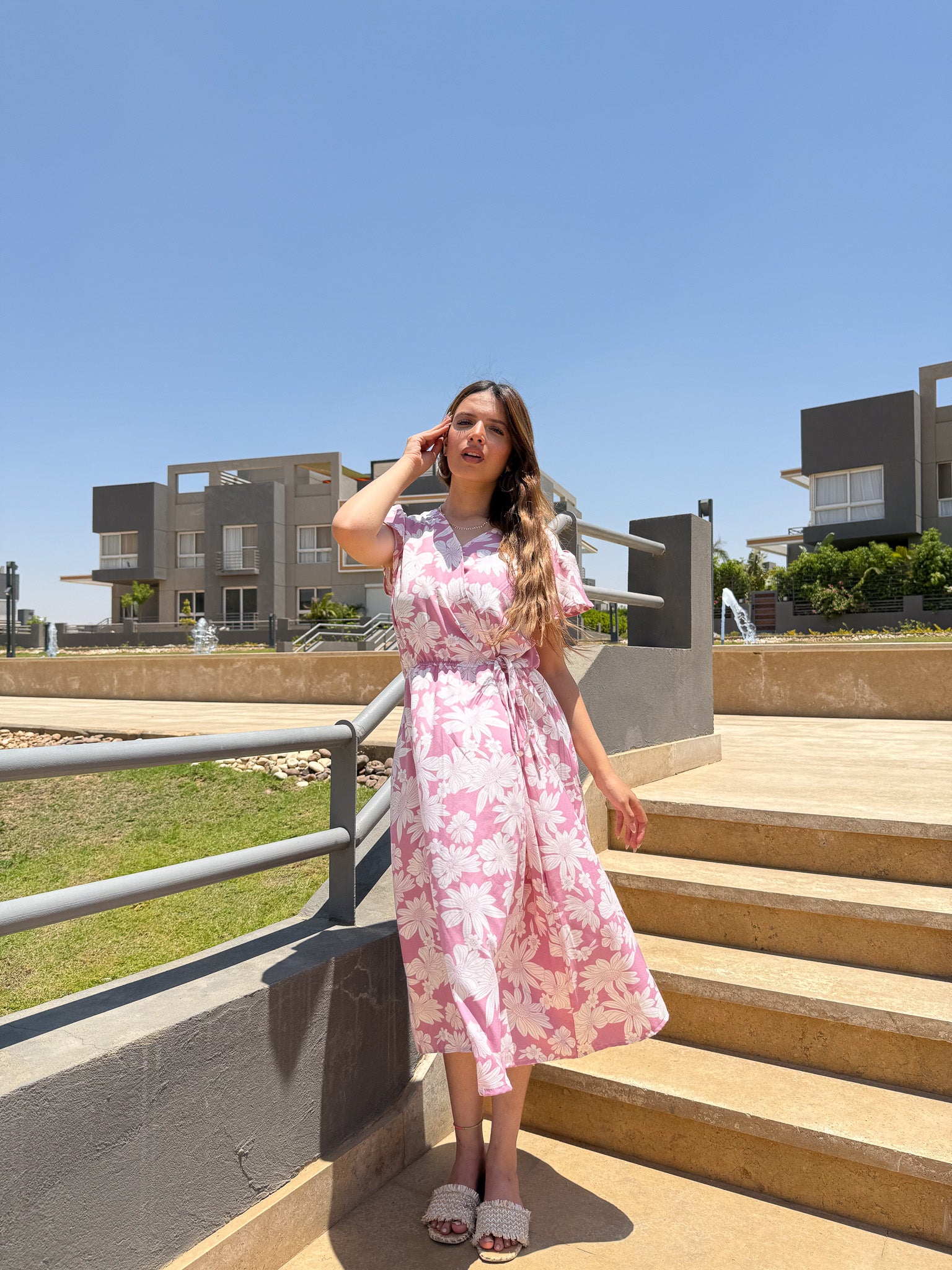 Rosy Whisper Dress