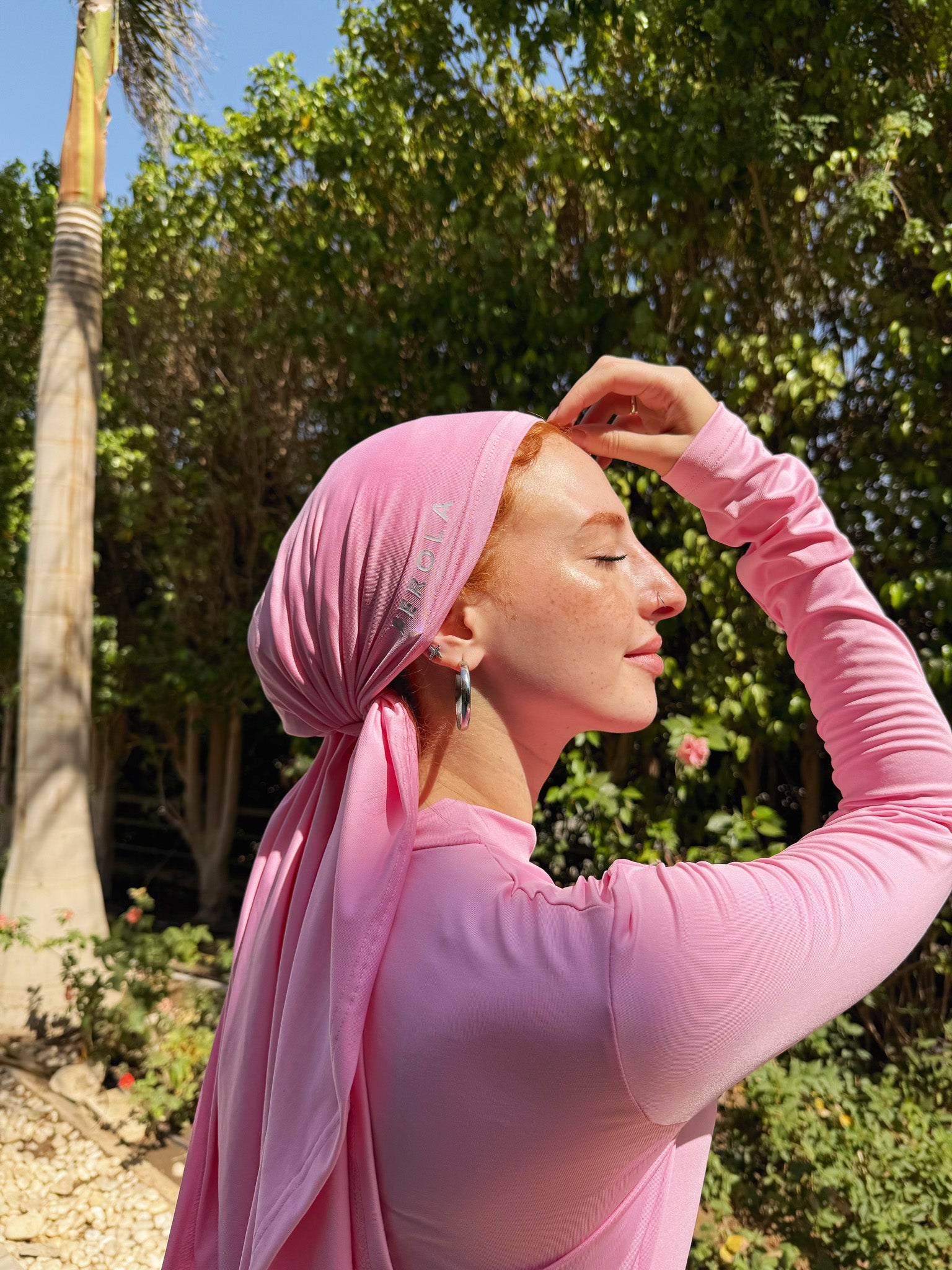 Plain Swimsuit pink